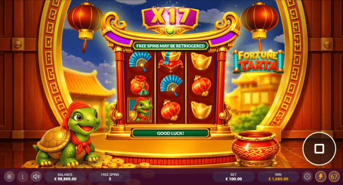 Fortune Tarta - modul rotiri gratuite cu multiplicator